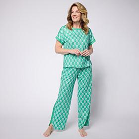 "As Is" Dreamlounge Celebrate Summer Pajamas 2-piece Set
