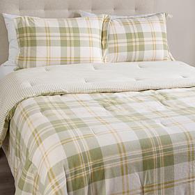 "As Is" Emryn House Flannel Comforter Set