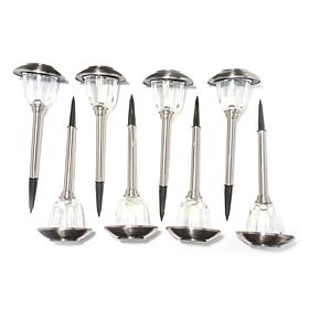 "As Is" Eveready 8-piece Solar Color on Demand Pathway Lights