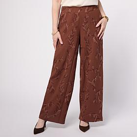 "As Is" G by Giuliana Embroidered Cropped Pant