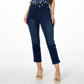 "As Is" G by Giuliana G-Soft Denim Slim Girlfriend Cropped Jean