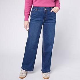 "As Is" G by Giuliana G5 Stretch Denim Full-Leg Trouser