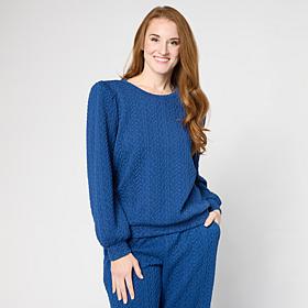 "As Is" G by Giuliana Quilted Knit Sweatshirt