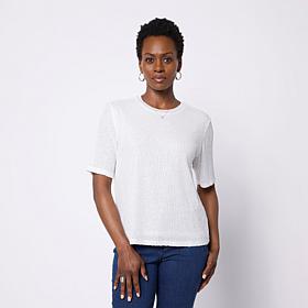 "As Is" G by Giuliana Relaxed Sequin Tee