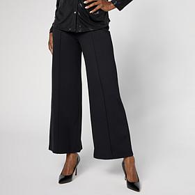 "As Is" G by Giuliana Siena Knit High Waisted Wide Leg Pant