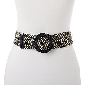 "As Is" G by Giuliana Stretch Raffia Belt
