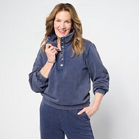 "As Is" G by Giuliana Sun-Kissed Terry Top