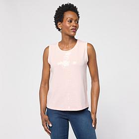 "As Is" G by Giuliana Sweater Sequin Tank