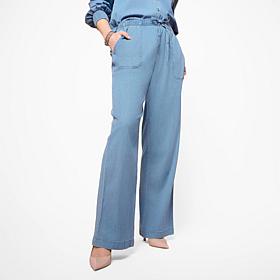 "As Is" G by Giuliana Tencel Wide Leg Pant