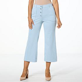 "As Is" GREY by Jhoan Sebastian Grey Knit Denim Crop Capsule Pant