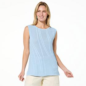 "As Is" GREY by Jhoan Sebastian Grey Lightweight Cable Knit Sweater...