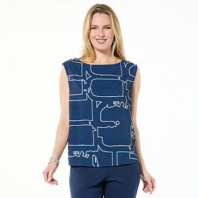 "As Is" GREY by Jhoan Sebastian Grey Stretch Crepe Twill Sleeveless...