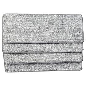 "As Is" HandiMop and Bucket Set of 4 Reusable Microfiber Pads