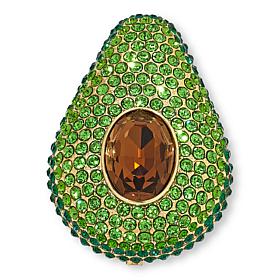 "As Is" Heidi Daus Holy Guacamole Crystal Pin