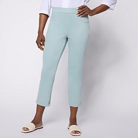 "As Is" HUE Classic Denim Capri Pant