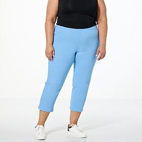 "As Is" HUE Everyday Stretch Knit Pull-On Capri Pant