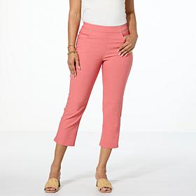 "As Is" HUE Everyday Stretch Knit Pull-On Capri Pant