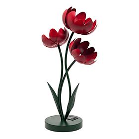 "As Is" Improvements 20" Flower Solar Lamp