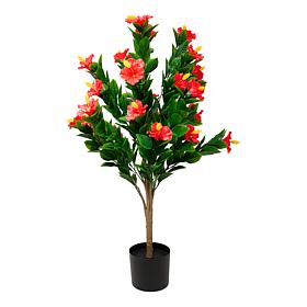"As Is" Improvements 3' Faux Hibiscus Tree
