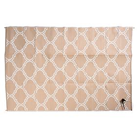 "As Is" Improvements 6' x 9' Solar LED Outdoor Rug