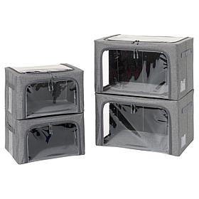 "As Is" Improvements Collapsible Storage Bins - Set of 4