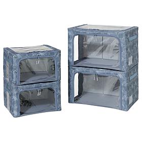 "As Is" Improvements Collapsible Storage Bins - Set of 4