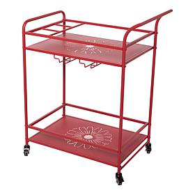 "As Is" Improvements Mobile Trolley Rolling Bar Cart