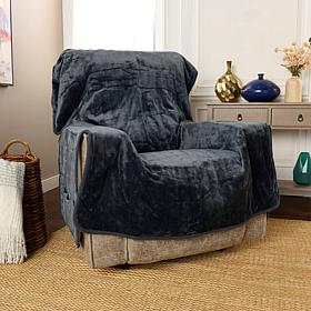 "As Is" Improvements Plush Chair Slip Cover