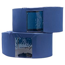 "As Is" Improvements Set of 2 Large Corner Storage Boxes