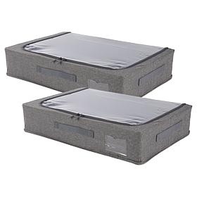 "As Is" Improvements Under Bed Rolling Storage - Set of 2