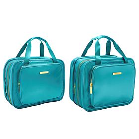 "As Is" Joy Clean & Chic Buy One, Get One New Expandable Toiletry C...