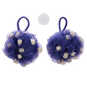 "As Is" Joy CleanBoss 2-pack Body Wash Loofah Puffs with Soap Beads