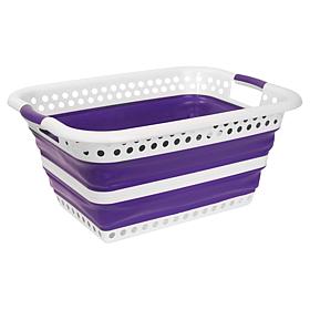 "As Is" Joy CleanBoss Collapsible Luxe & Sturdy Laundry Basket