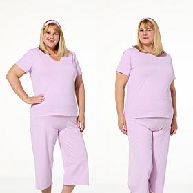 "As Is" Joy Collection Cool & Clean Two Performance Tees w/Headband 