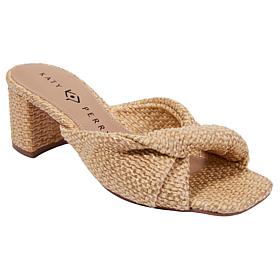 "As Is" Katy Perry Tooliped Twisted Block Heel Sandal