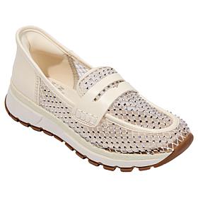 "As Is" Kenneth Cole Reaction Kaia EZ On Jeweled Mesh Loafer
