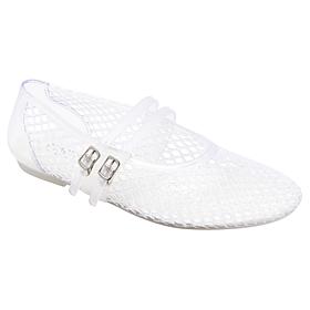 "As Is" Kenneth Cole Reaction Malibu Mary-Jane Jelly Slip-On Flat