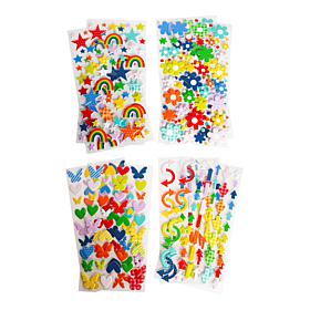 "As Is" Kingston Crafts Every Day Puffy Stickers - Set of 442
