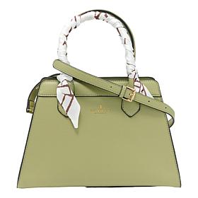 "As Is" London Fog Roslyn Top Handle Satchel with Scarf