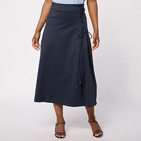 "As Is" Mark & James by Badgley Mischka High-Waisted A-Line Skirt