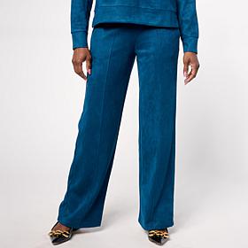 "As Is" Mark & James by Badgley Mischka Kim Wide Leg Pin Tuck Pant