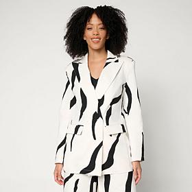 "As Is" Megan Renee Cotton Twill Blazer