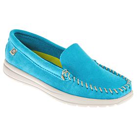 "As Is" Minnetonka Discover Classic Water-Resistant Suede Moccasin