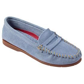"As Is" Minnetonka Mellony Suede Moccasin Penny Loafer