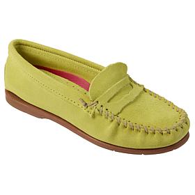 "As Is" Minnetonka Mellony Suede Moccasin Penny Loafer