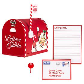 "As Is" Mr. Christmas Santa's Enchanted Mailbox with Notepad and Pen