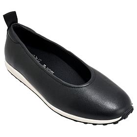 "As Is" Naturalizer Carla Leather Slip-On Sport Ballet Flat