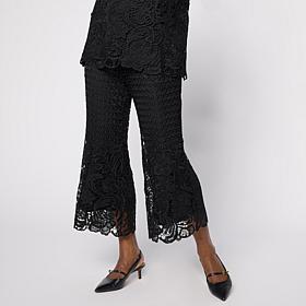 "As Is" Nina Leonard Elastic Waist Pull-On Cropped Pant