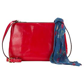"As Is" Patricia Nash Basita Crossbody with Scarf