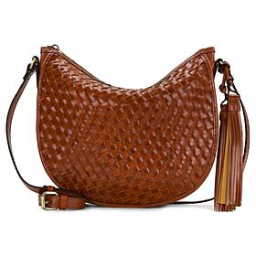 "As Is" Patricia Nash Calanna Leather Hobo Bag